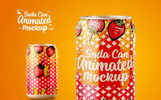 Soda Can Animated Product Mockup Theme Small Screenshot Soda Can Animated Product Mockup