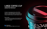 Large Coffee Cup Animated Product Mockup Theme Small Screenshot Large Coffee Cup Animated Product Mockup
