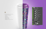 Large Coffee Cup Animated Product Mockup Theme Small Screenshot Large Coffee Cup Animated Product Mockup