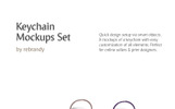 Keychain Set Product Mockup Theme Small Screenshot Keychain Set Product Mockup