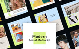 Modern Social Media Kit (Vol. 5) Soziale Medien Vorlage Kleiner Screenshot Soziale Medien namens "Modern Social Media Kit (Vol. 5)"