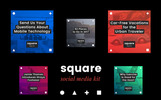 Square Social Media Kit Soziale Medien Theme Kleiner Screenshot Soziale Medien namens "Square Social Media Kit"