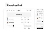 Shila Ecommerce PSD Theme Kleiner Screenshot PSD Vorlage namens "Shila Ecommerce"