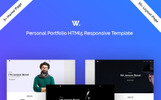 Welfare Personal Portfolio Bootstrap Szablon Landing Page Mały zrzut ekranu Responsywny szablon Landing Page Welfare Personal Portfolio #74189