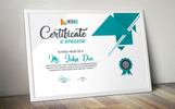 NeoBiz - Modern Certificate Certificate Template Small Screenshot NeoBiz - Modern Certificate Certificate Template