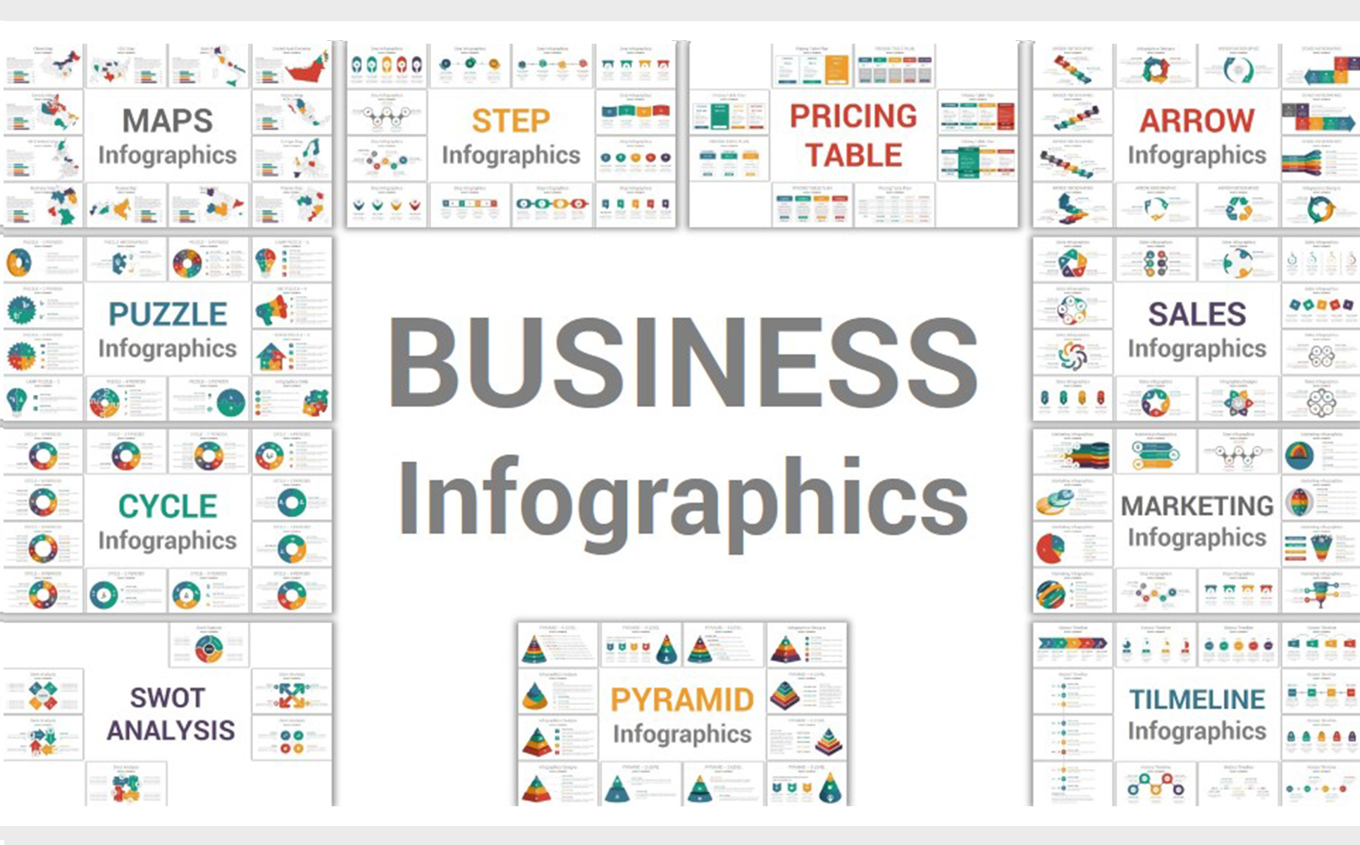 infographics professional business powerpoint template 69801