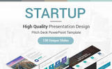 Startup Pitch Deck Modèle PowerPoint Petite capture d'écran "Startup Pitch Deck" modèle PowerPoint