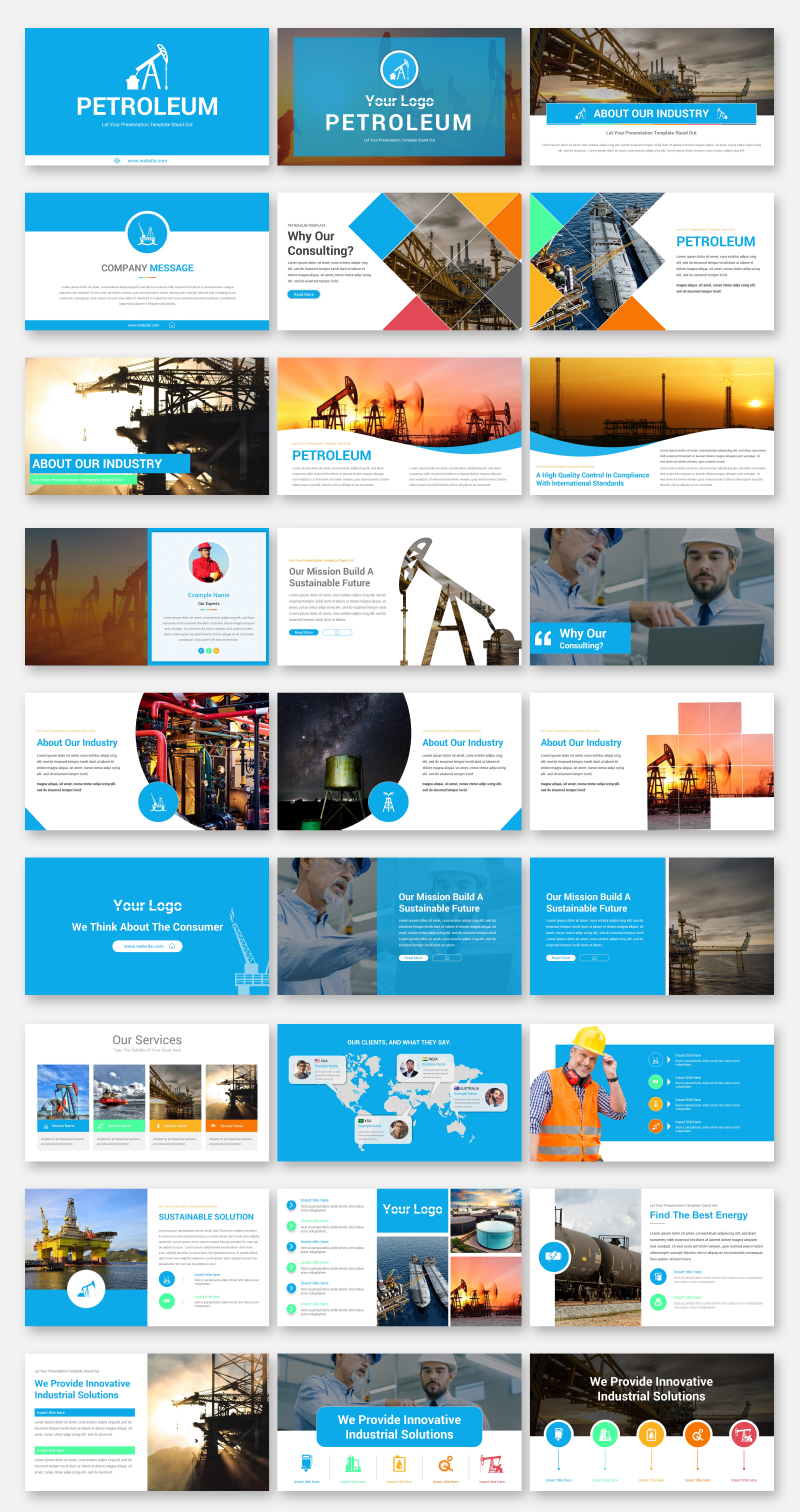 Petroleum PowerPoint Template