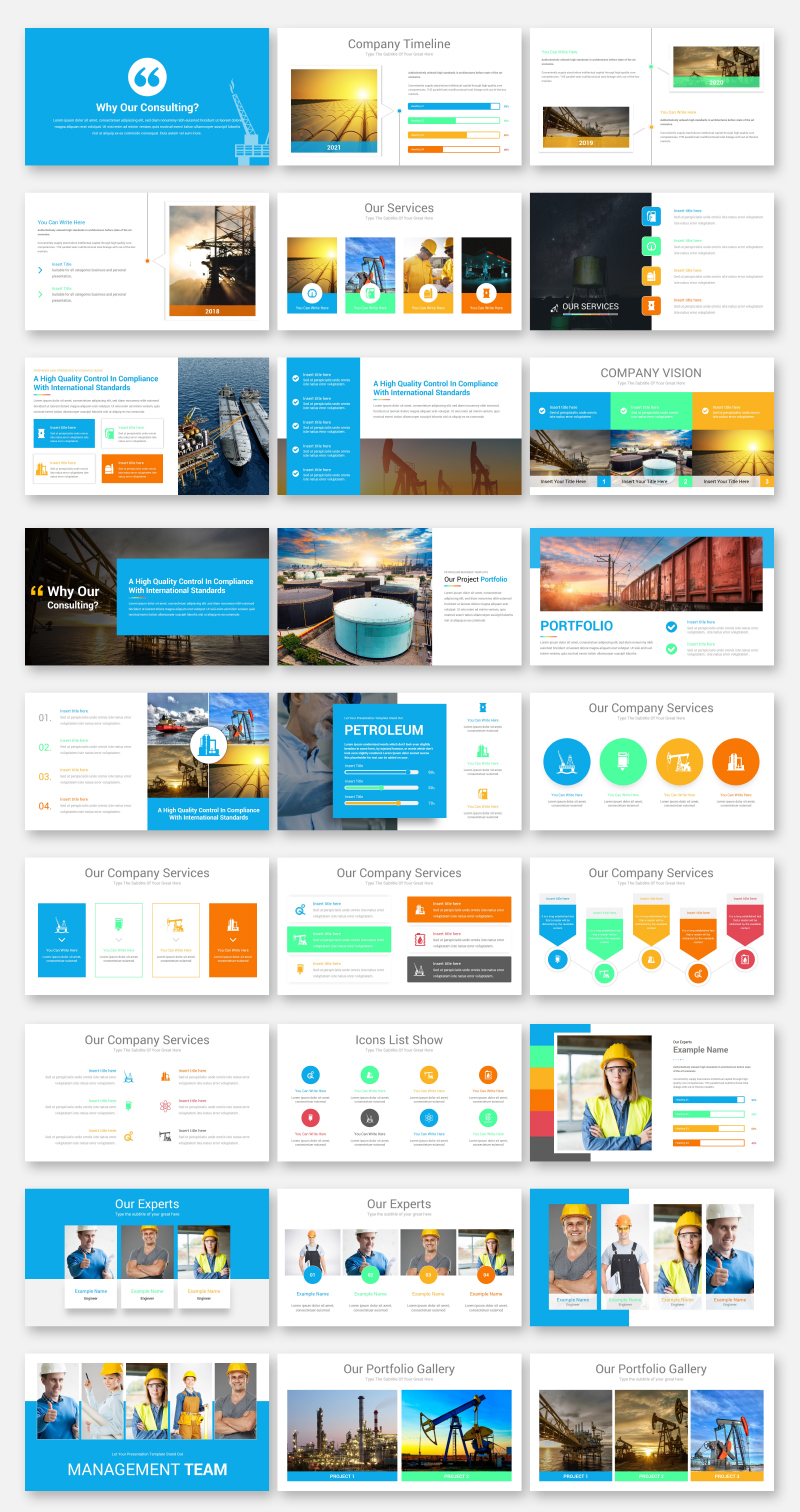 Petroleum PowerPoint Template