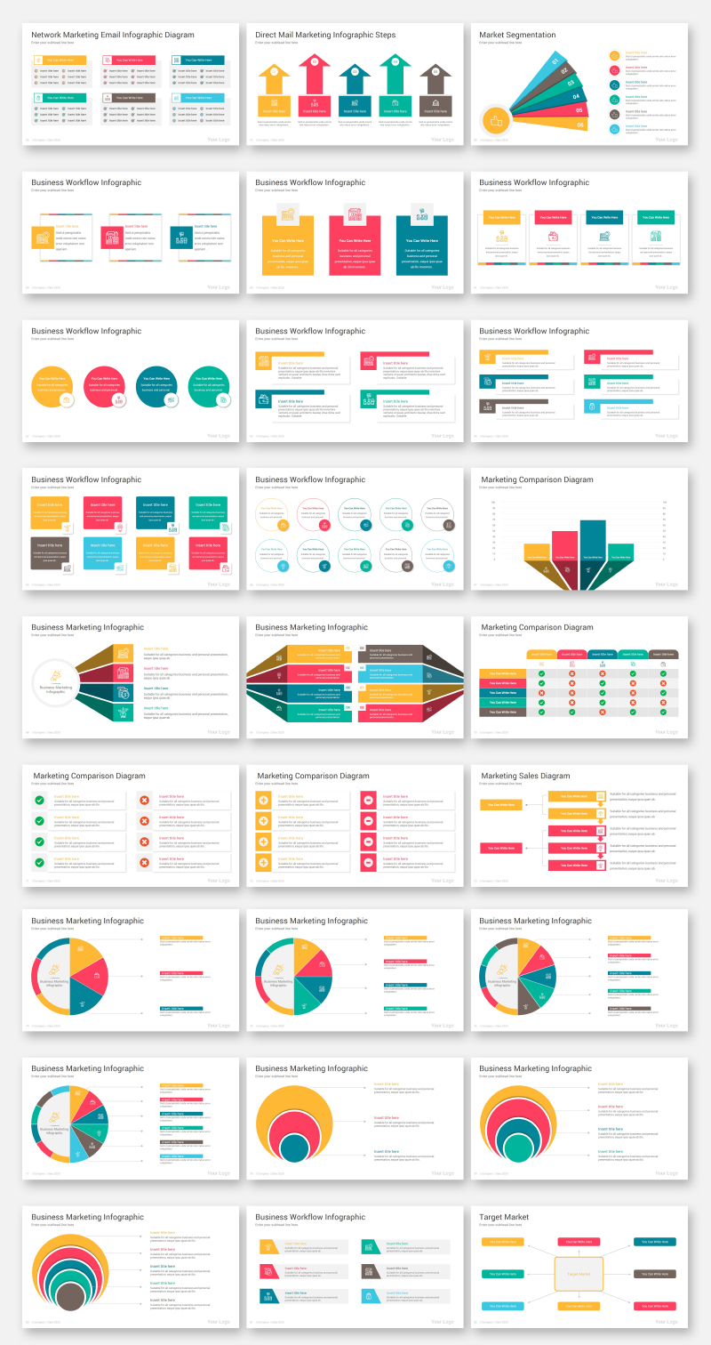 Marketing Diagrams PowerPoint Template