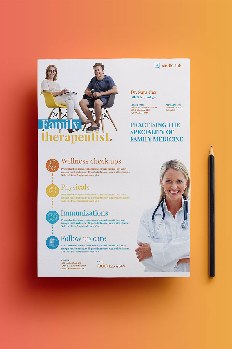 Medical Flyer Corporate identity Theme Small Screenshot Medical Flyer Corporate Identity Template