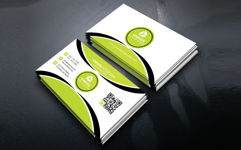Giniusx - Personal Bussines Card Corporate identity Template Small Screenshot Giniusx - Personal Bussines Card Corporate Identity Template