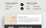 Jason William Modern Premium Resume Template Small Screenshot Jason William Modern Resume Template