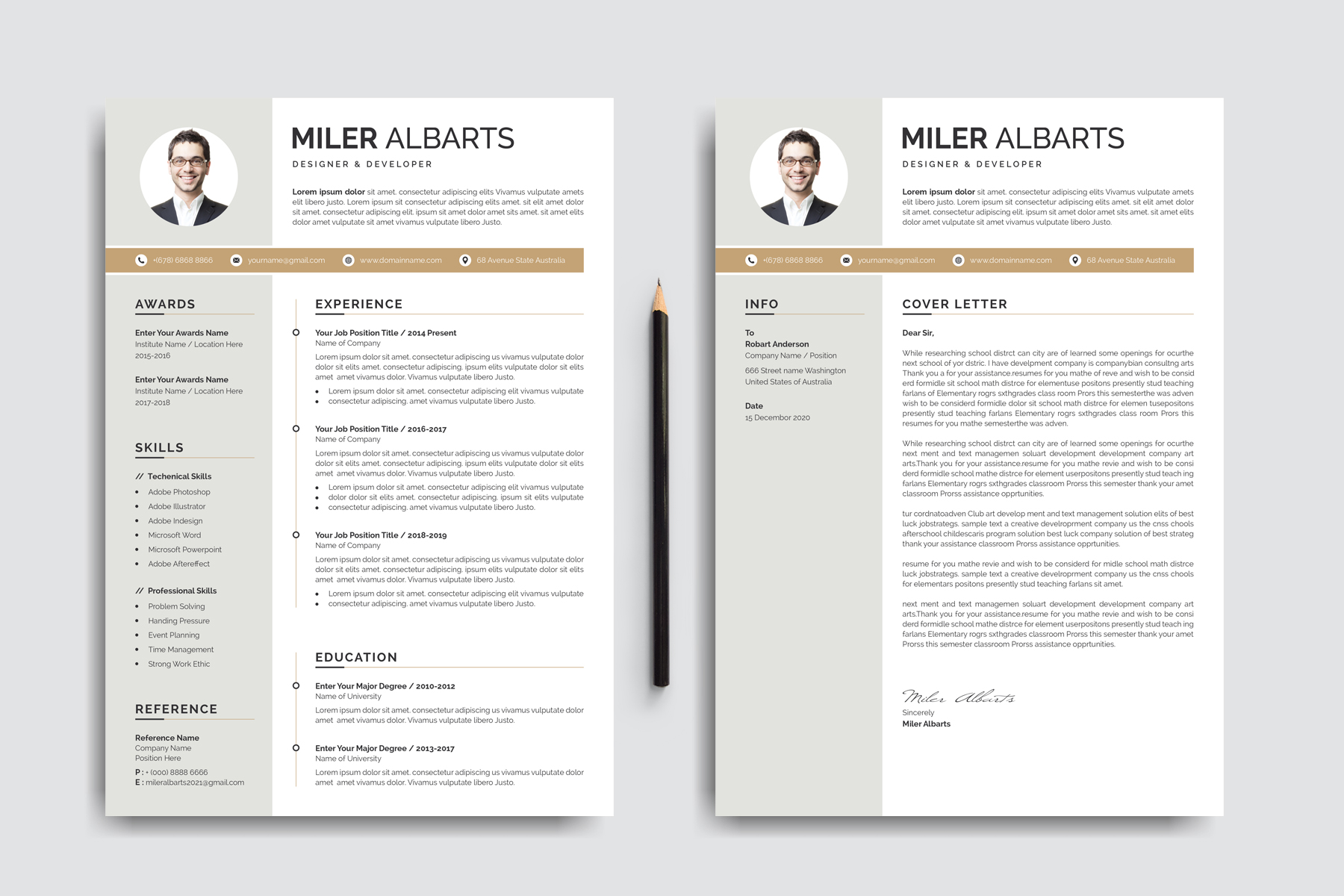 Download Резюме "Clean Miler Resume Template" / Clean Miler Resume Template - Резюме на тему графика resume,cv,clean resume,creative resume,word resume,infographic resume,modern resume,professional resume,student resume,resume mac pages,manager cv template,bankers resume,doctors resume,job s