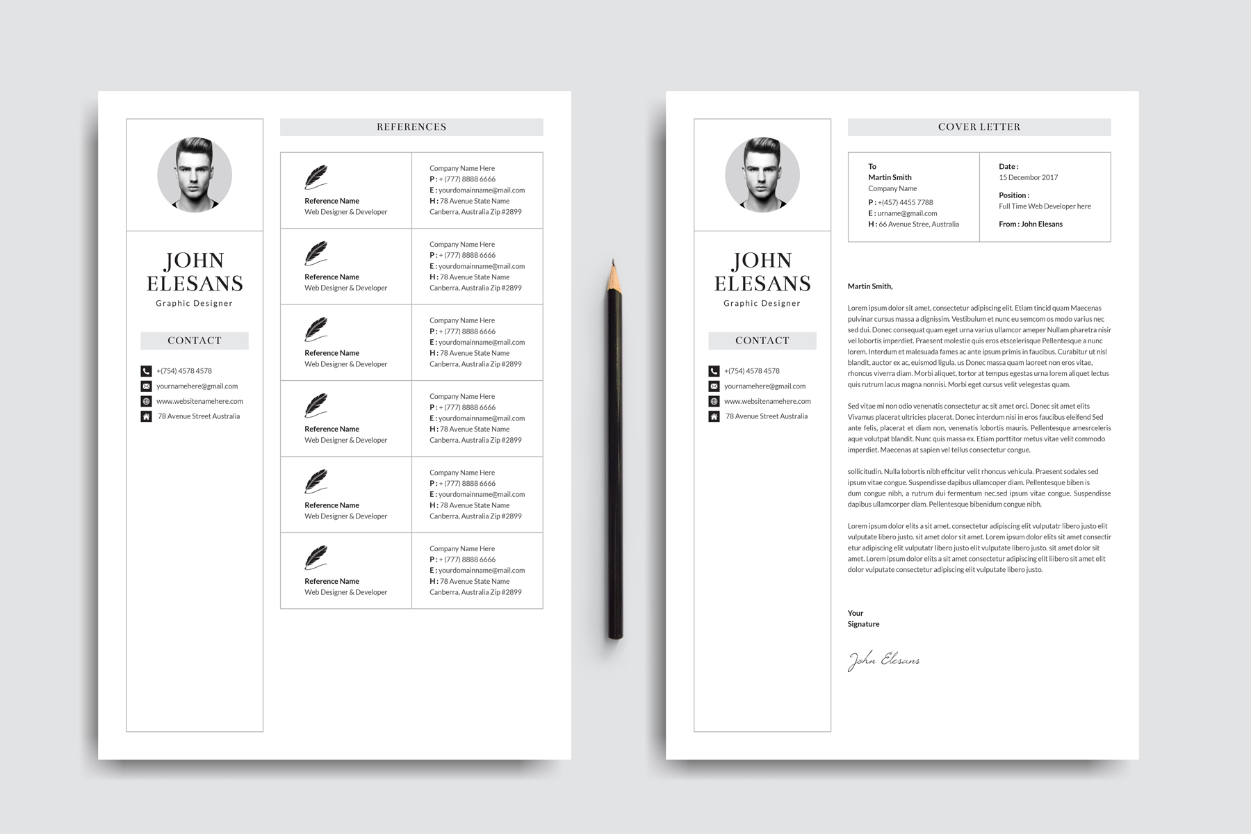 Download Резюме "Classic Elesans Resume Template" / Classic Elesans Resume Template - Резюме на тему графика resume,cv,clean resume,creative resume,word resume,infographic resume,modern resume,professional resume,student resume,resume mac pages,manager cv template,bankers resume,doctors resume,job s