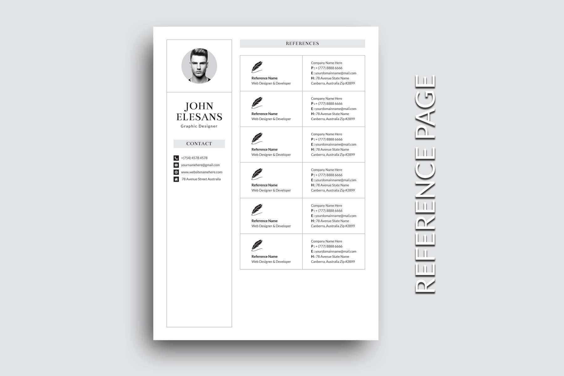 Download Резюме "Classic Elesans Resume Template" / Classic Elesans Resume Template - Резюме на тему графика resume,cv,clean resume,creative resume,word resume,infographic resume,modern resume,professional resume,student resume,resume mac pages,manager cv template,bankers resume,doctors resume,job s