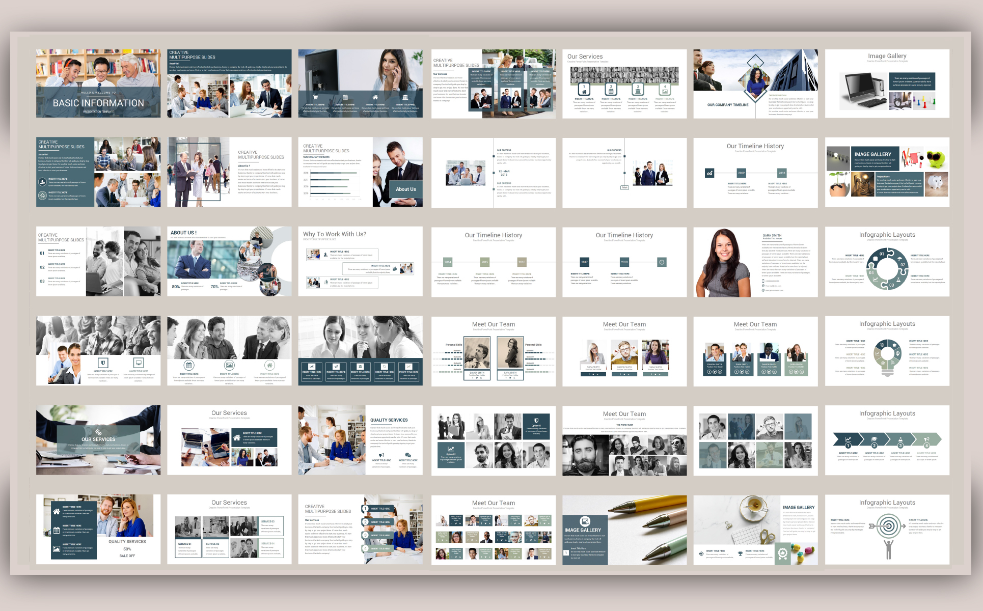 Creative Pack - 2 in 1 Good PPT Theme Small Screenshot Creative Pack - 2 in 1 PowerPoint Template