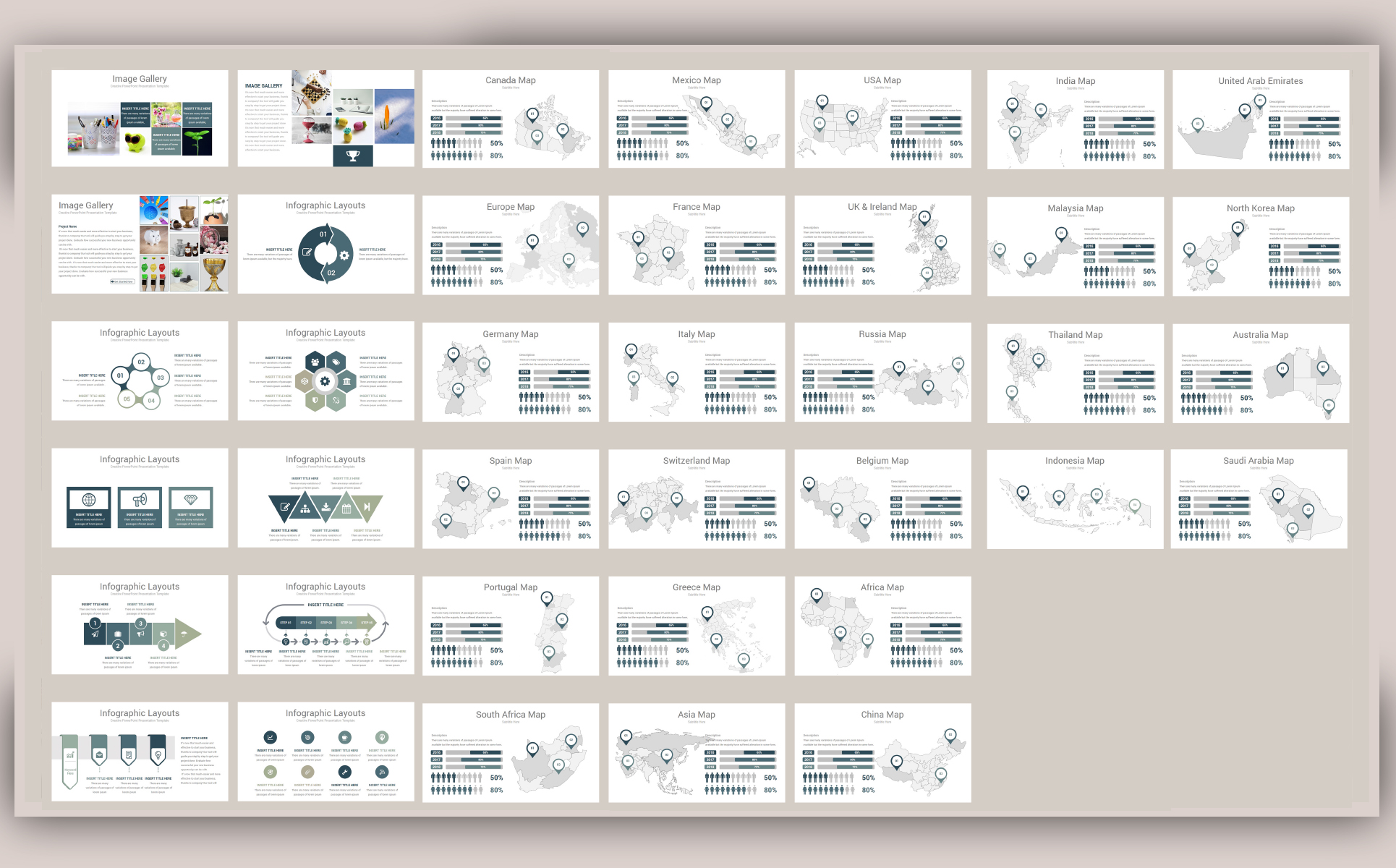 Creative Pack - 2 in 1 Good PPT Theme Small Screenshot Creative Pack - 2 in 1 PowerPoint Template