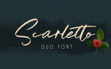 Scarletto Signature Duo Font Theme Small Screenshot Scarletto Signature Duo Font