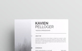 Kavien Pelloger-cv Resume Theme Small Screenshot Kavien Pelloger-cv Resume Template