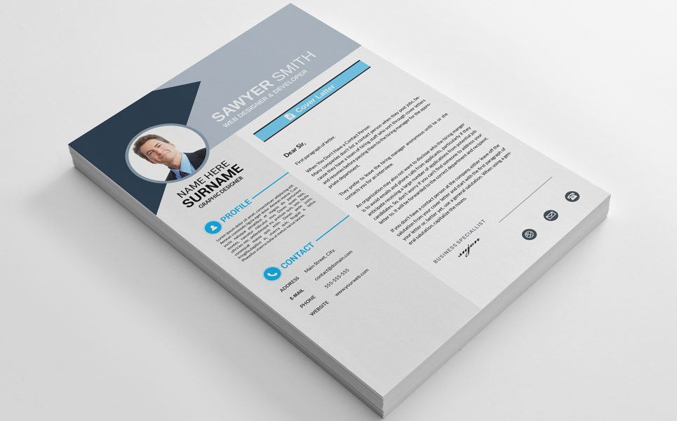 Sawyer Smith Resume Template Small Screenshot Sawyer Smith Resume Template