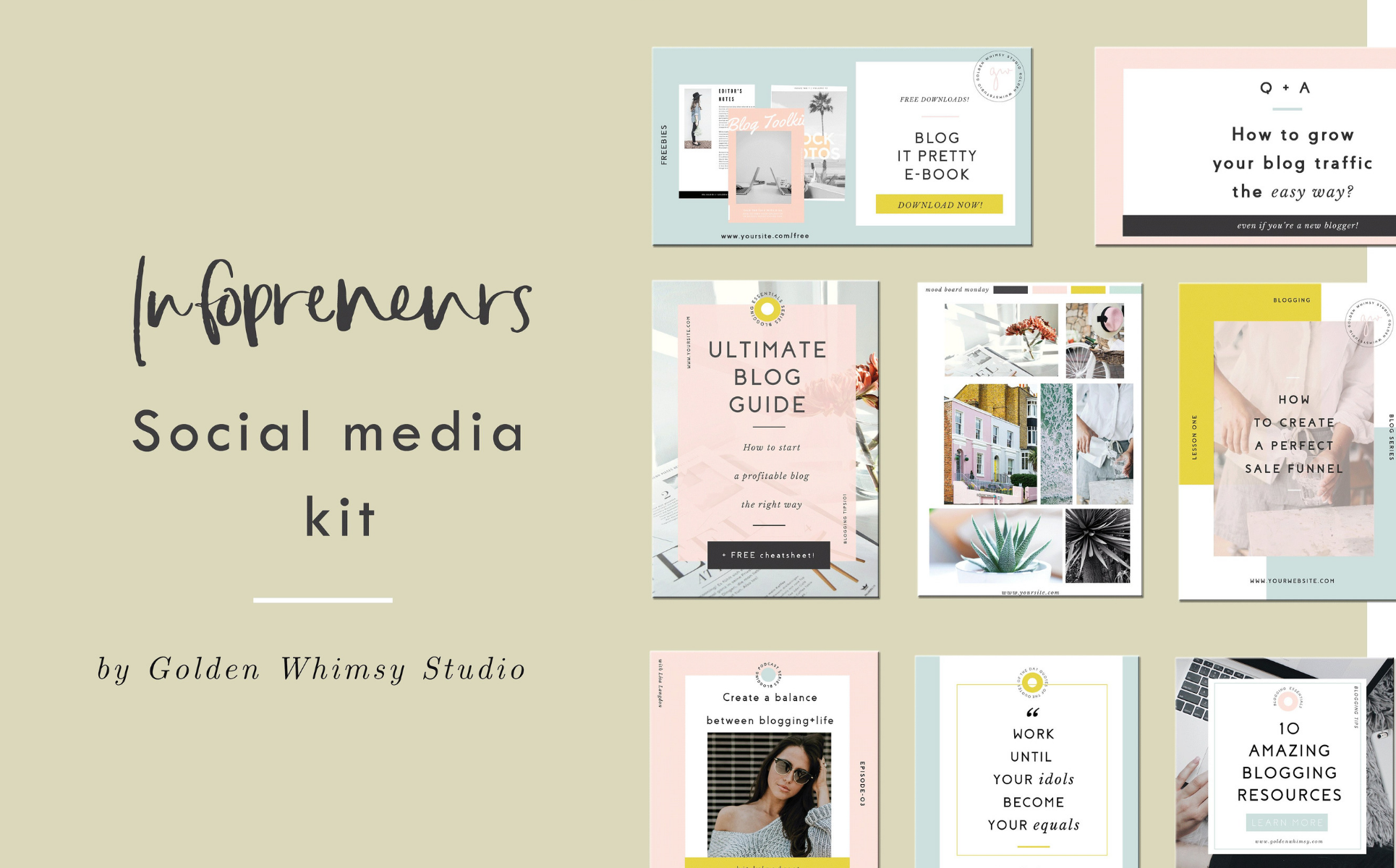 CANVA Infopreneur Kit Social Media 76167
