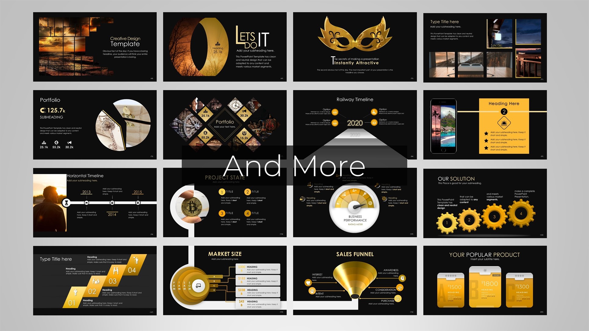 The Elegant Responsive PowerPoint Theme Kleiner Screenshot PowerPoint Vorlage namens "The Elegant"