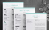 Ryan Parker Professional Premium Resume Theme Small Screenshot Ryan Parker Professional Resume Template