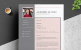 Autumn Premium Resume Template Small Screenshot Autumn Resume Template