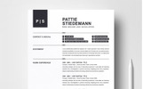 Pattie Stiedeman Premium Resume Theme Small Screenshot Pattie Stiedeman Resume Template