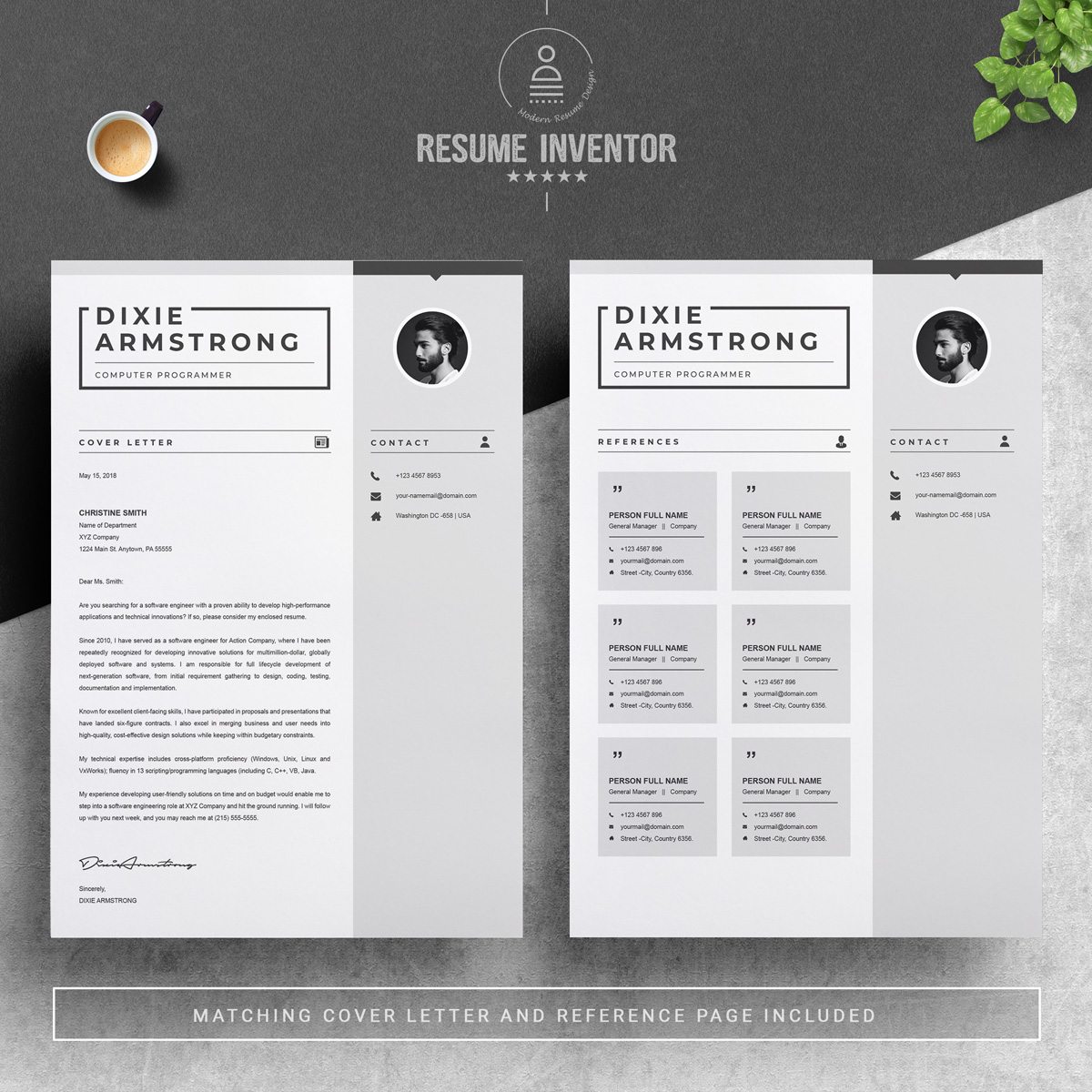 Dixie Premium Resume Theme Small Screenshot Dixie Resume Template