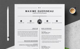 Maxime Guerineau - Premium Resume Template Small Screenshot Maxime Guerineau - Resume Template