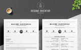 Maxime Guerineau - Premium Resume Template Small Screenshot Maxime Guerineau - Resume Template
