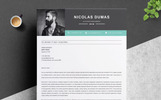 Nicolas Dumas Премиум резюме шаблон Маленький скриншот Резюме "Nicolas Dumas"