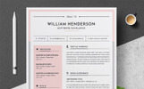 William Premium Lebenslauf- Vorlage Kleiner Screenshot Lebenslauf-Vorlage namens "William"