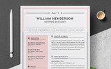 William Premium Lebenslauf- Vorlage Kleiner Screenshot Lebenslauf-Vorlage namens "William"