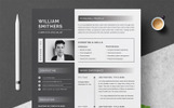 William Premium Resume Theme Small Screenshot William Resume Template