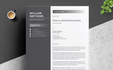 William Premium Resume Theme Small Screenshot William Resume Template