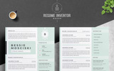 Bessie Resume Template Premium Thème de CV Petite capture d'écran "Bessie Resume Template" modèle de CV