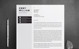 Emmy William Преміум шаблон резюме шаблон Маленький скріншот "Emmy William" - Шаблон резюме