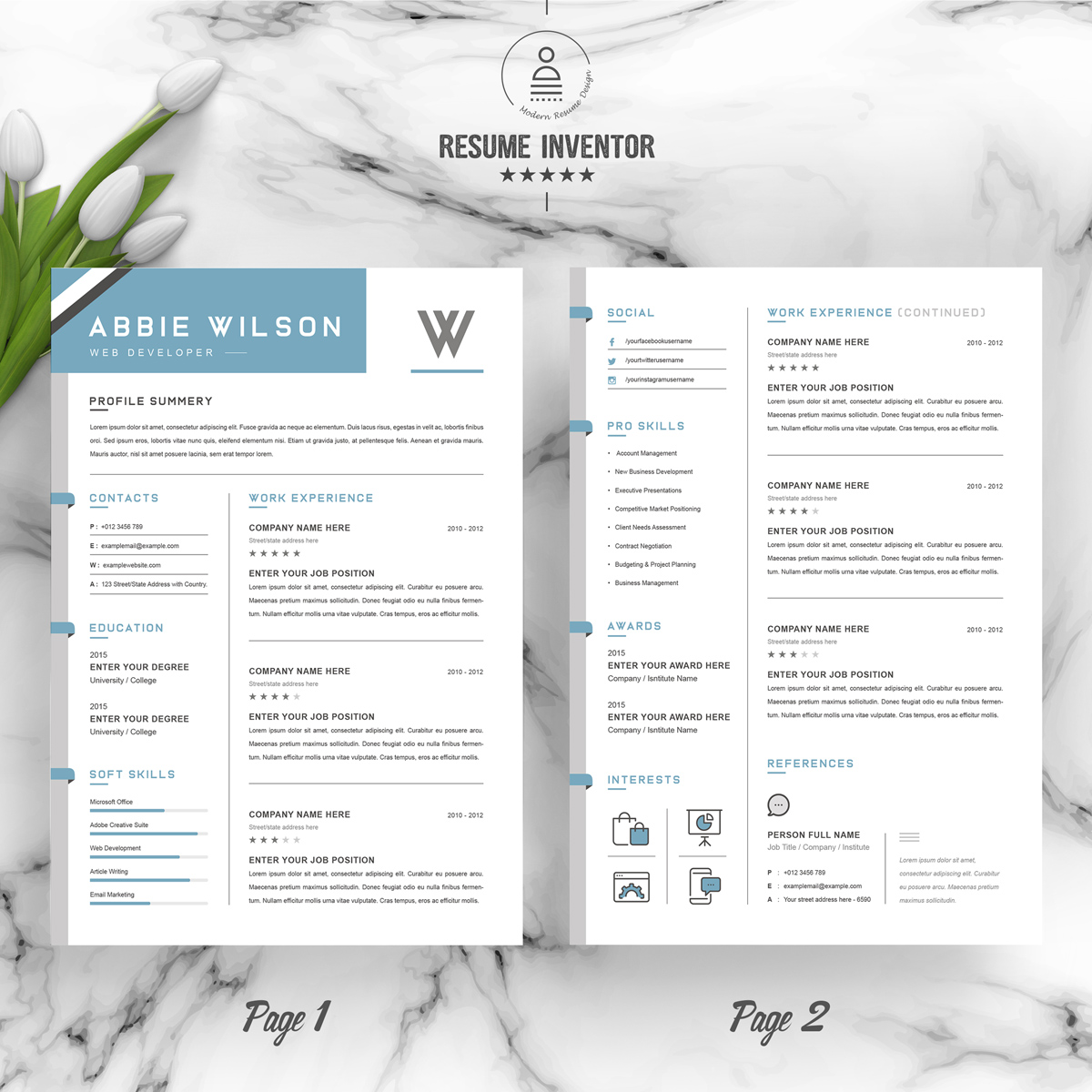 https://s3u.tmimgcdn.com/1860567-1580631489318_02_2-Pages-Free-Resume-Design-Template.jpg