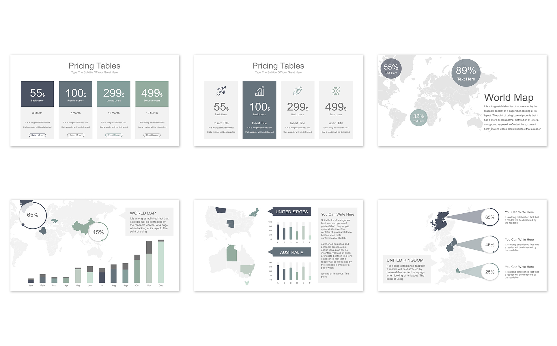 Annual Plan - Premium PowerPoint Theme Kleiner Screenshot PowerPoint Vorlage namens "Annual Plan -"