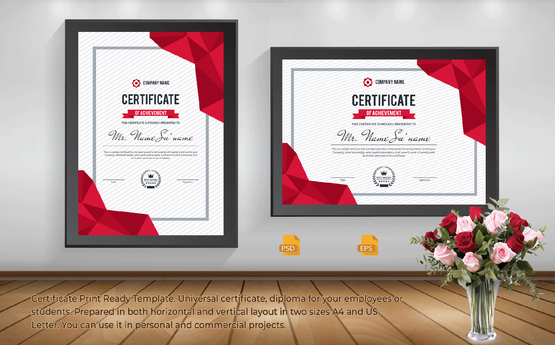 Download Шаблон сертификата "Printable Achievement Certificate Template" / Printable Achievement Certificate Template - Шаблон сертификата на тему графика blue,certificate,black,business,design,green,creative,graphic,landscape,letterhead,modern,official,print,professional,simple,standard,web,white
