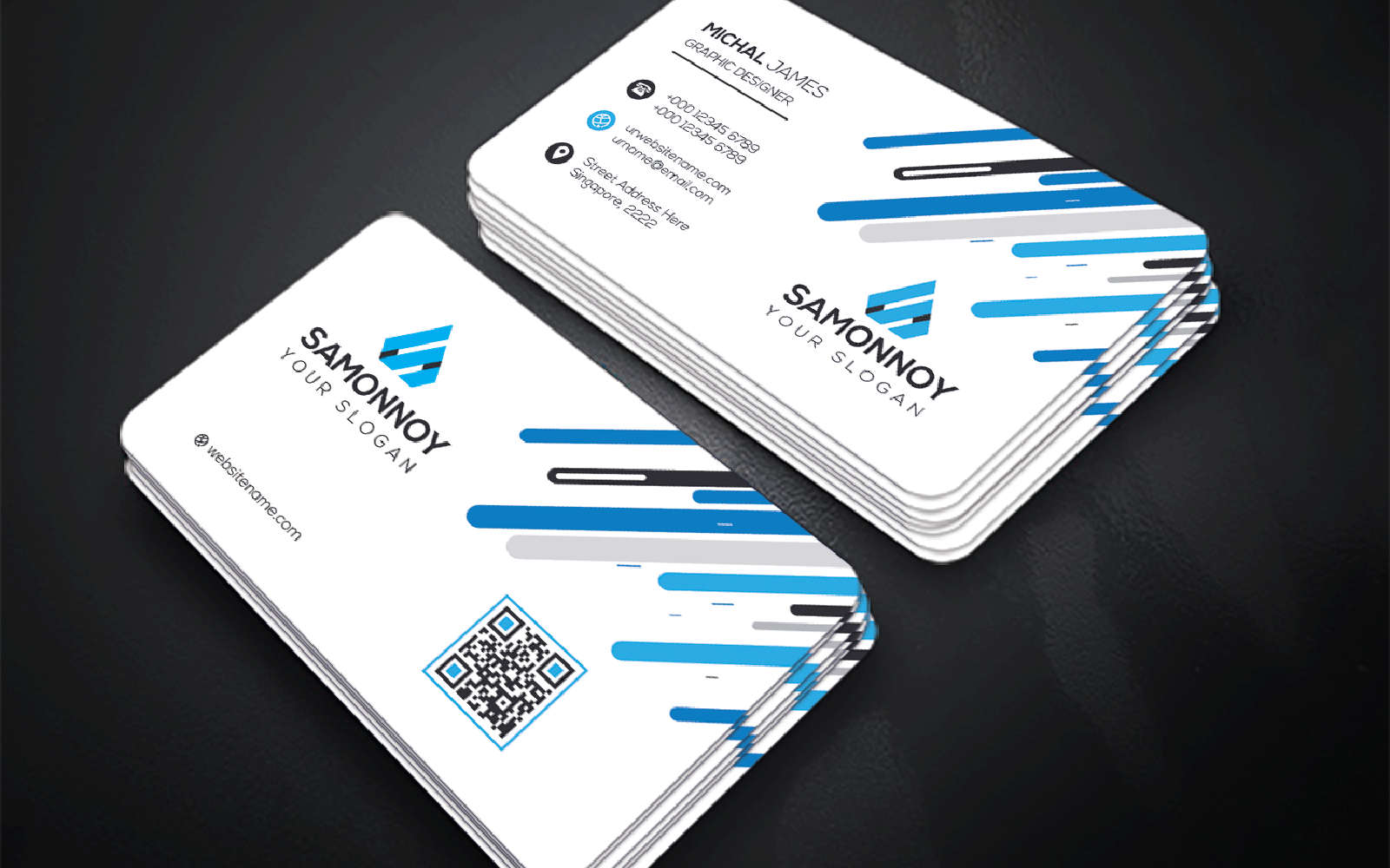 Download Фирменный стиль "Business Card - Corporate Identity Template" / Business Card - Corporate Identity Template - Фирменный стиль на тему графика print,designer,business,card,both,side,design,green,black,white,professional,modern,graphic,landscape,official,standard,creative,simple,web,logo