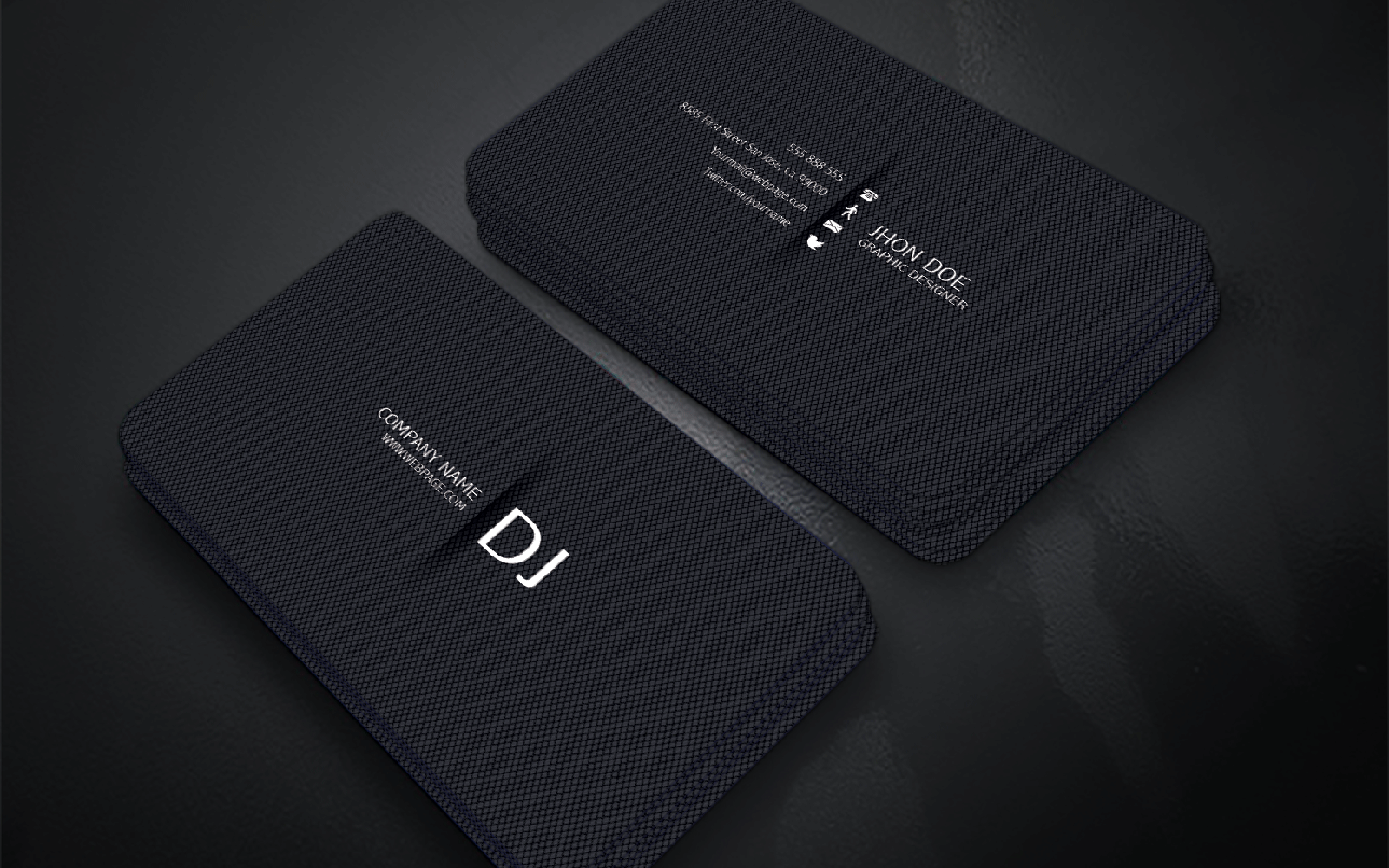 Download Фирменный стиль "Professional Business Card - Corporate Identity Template" / Professional Business Card - Corporate Identity Template - Фирменный стиль на тему графика print,designer,business,card,both,side,design,green,black,white,professional,modern,graphic,landscape,official,standard,creative,simple,web,logo