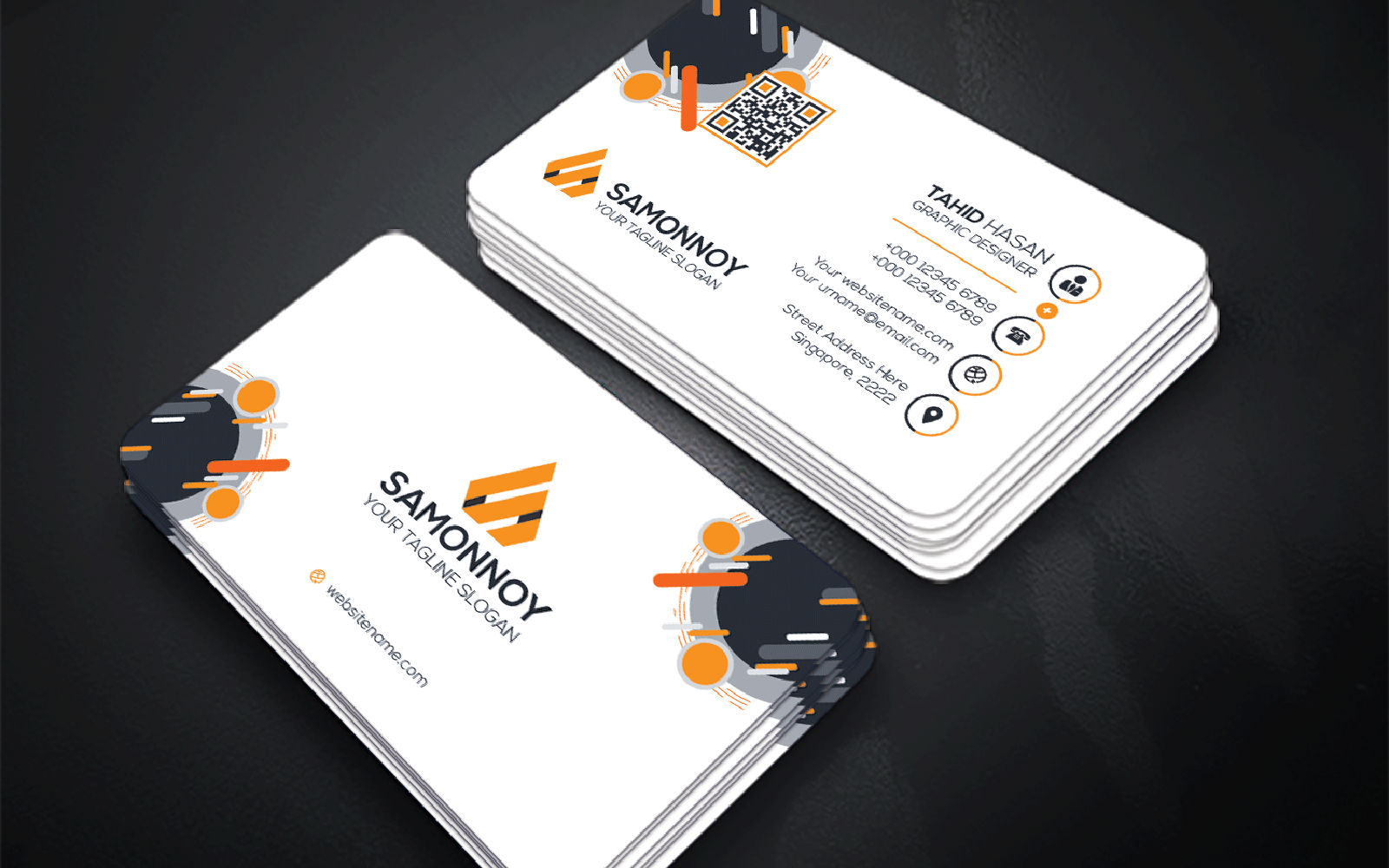 Download Фирменный стиль "Business Card - Corporate Identity Template" / Business Card - Corporate Identity Template - Фирменный стиль на тему графика print,designer,business,card,both,side,design,green,black,white,professional,modern,graphic,landscape,official,standard,creative,simple,web,logo