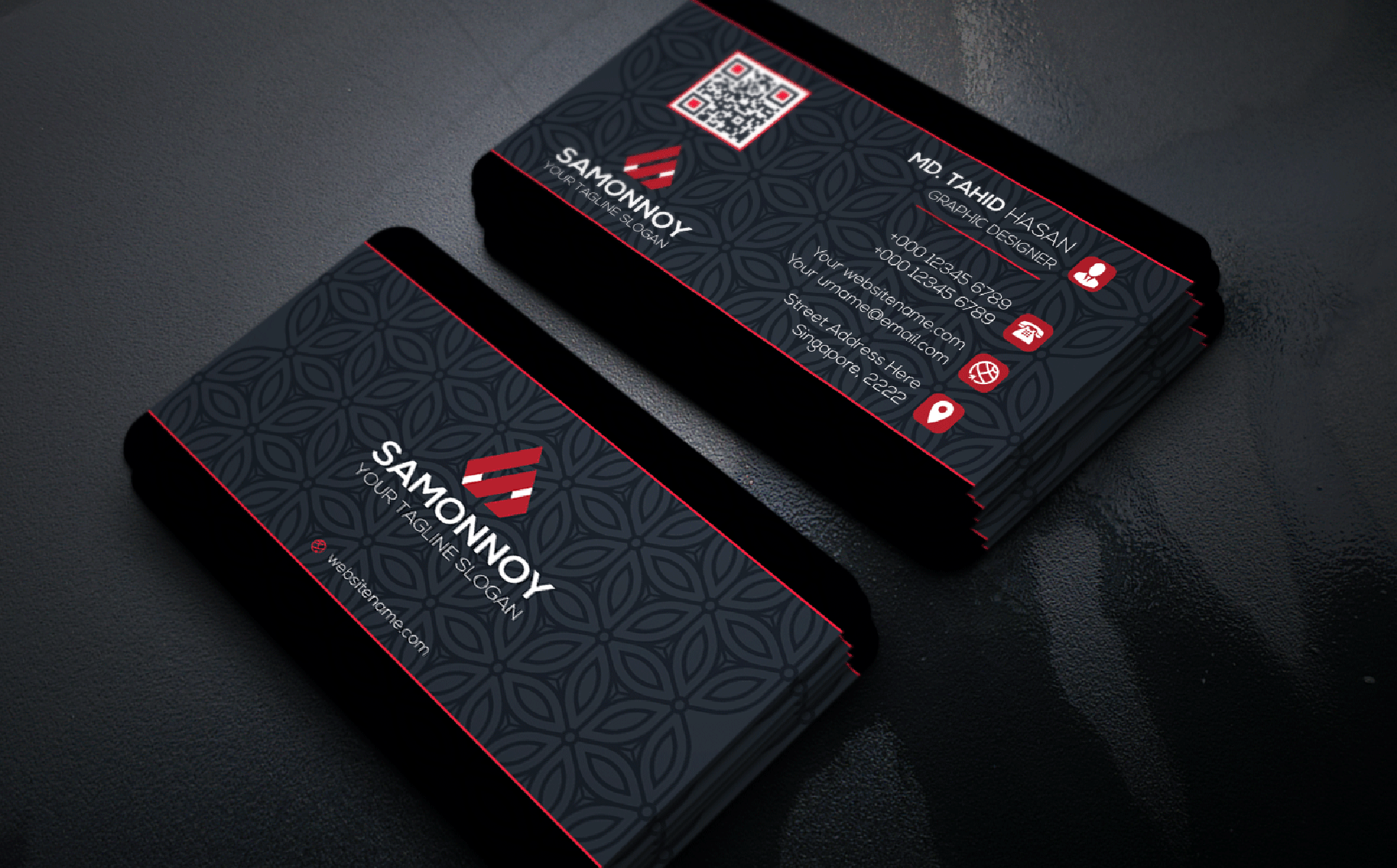 Download Фирменный стиль "Business Card - Corporate Identity Template" / Business Card - Corporate Identity Template - Фирменный стиль на тему графика print,designer,business,card,both,side,design,green,black,white,professional,modern,graphic,landscape,official,standard,creative,simple,web,logo