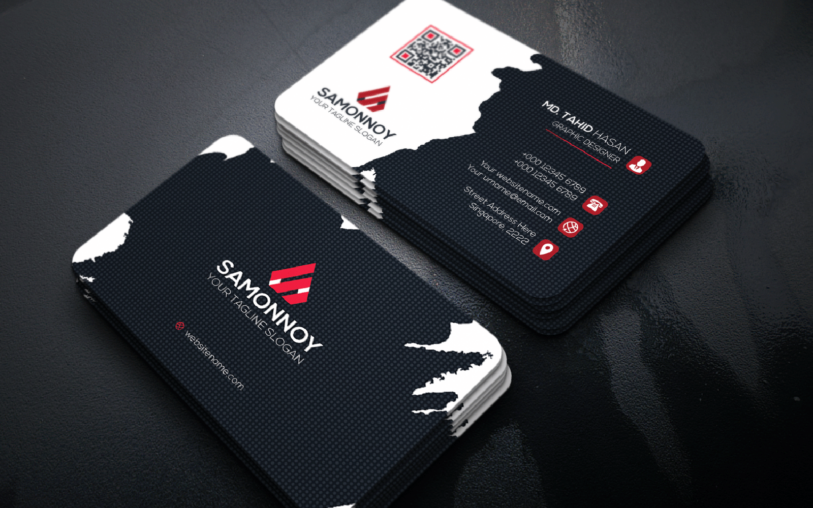 Download Фирменный стиль "Cool Business Card - Corporate Identity Template" / Cool Business Card - Corporate Identity Template - Фирменный стиль на тему графика print,designer,business,card,both,side,design,green,black,white,professional,modern,graphic,landscape,official,standard,creative,simple,web,logo