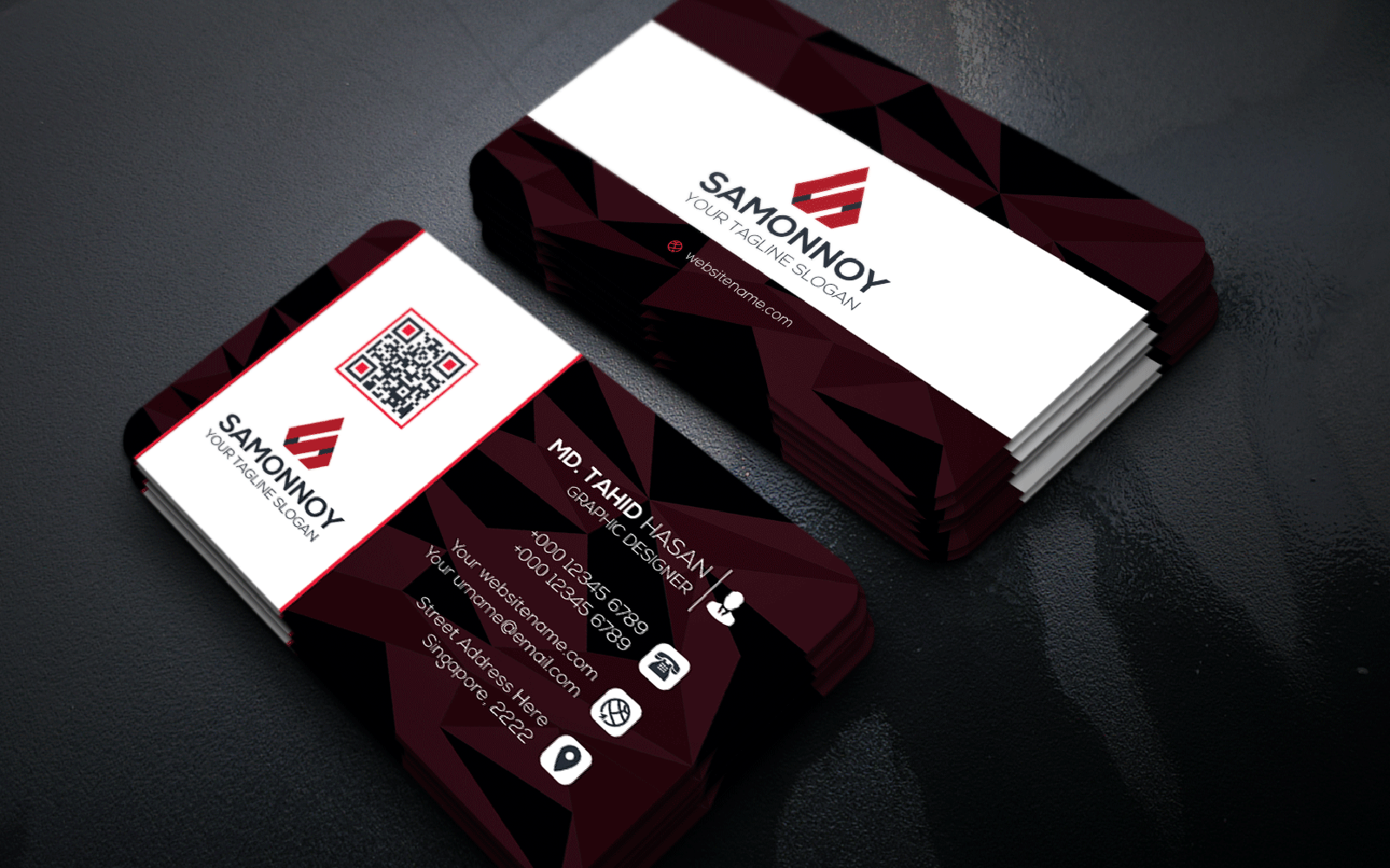 Download Фирменный стиль "Abstract Business Card - Corporate Identity Template" / Abstract Business Card - Corporate Identity Template - Фирменный стиль на тему графика print,designer,business,card,both,side,design,green,black,white,professional,modern,graphic,landscape,official,standard,creative,simple,web,logo