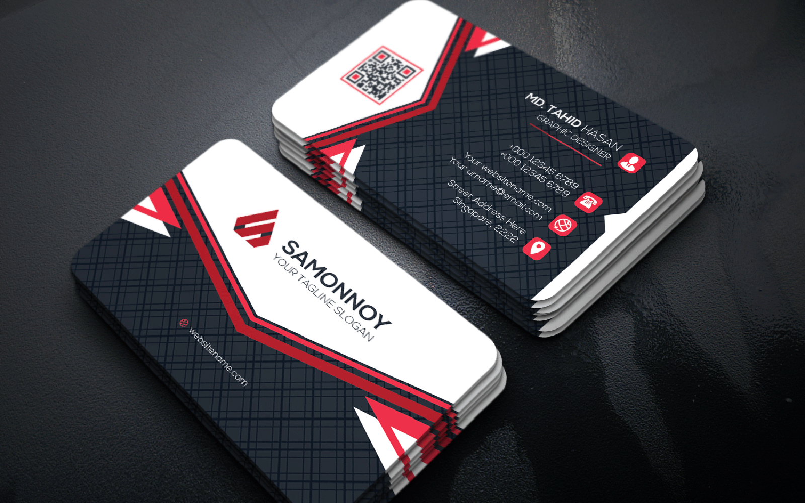Download Фирменный стиль "Abstract Business Card - Corporate Identity Template" / Abstract Business Card - Corporate Identity Template - Фирменный стиль на тему графика print,designer,business,card,both,side,design,green,black,white,professional,modern,graphic,landscape,official,standard,creative,simple,web,logo